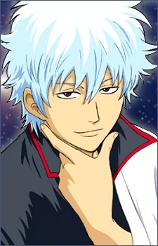 an anime image of Gintoki Sakata